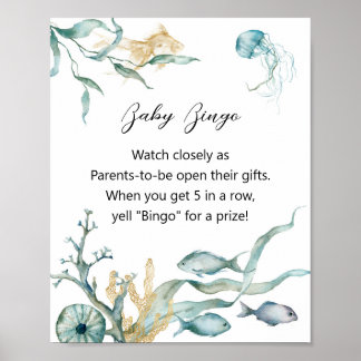 Poster Aquarelle Jellyfish Baby Food Challenge Signal