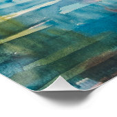 Poster Aquarelle Kayak Peinture (Coin)