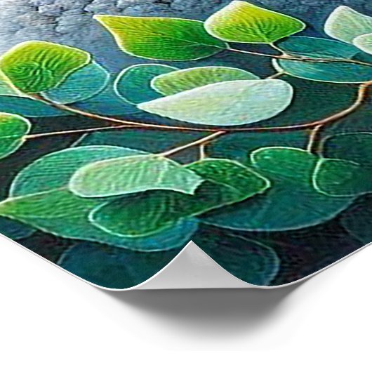 Poster Aquarelle Koala et bébé Joey dans une peinture d'a (Coin)