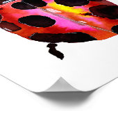 Poster Aquarelle Ladybug (Coin)