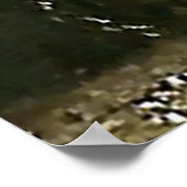 Poster Aquarelle "Leap the Elk" par John Bauer (Coin)