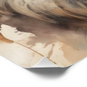 Poster Aquarelle Lion no 5 (Coin)