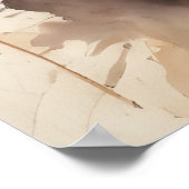 Poster Aquarelle Lion no 5 (Coin)