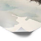 Poster Aquarelle Llama no 2 (Coin)