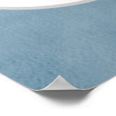 Poster Aquarelle Llama thème Baby shower Bienvenue (Coin)