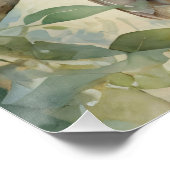 Poster Aquarelle Loisirs Eucalyptus Tree (Coin)