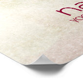 Poster Aquarelle Lotus Fleur Namaste Méditation Yoga (Coin)