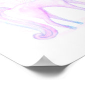 Poster Aquarelle magique Unicorn Art (Coin)