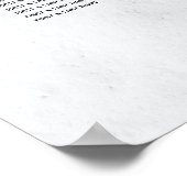 Poster Aquarelle Magnolia Fleurs Mariage Seating Chart (Coin)