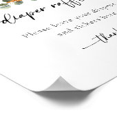 Poster Aquarelle Mallard Baby shower de canard Raffin de  (Coin)