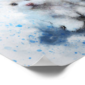 Poster Aquarelle Mélange Média Kitten & Pochettes Buddy (Coin)