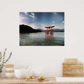 Poster Aquarelle Miyajima (Cuisine)