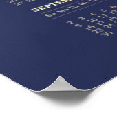 Poster Aquarelle moderne Floral 2018 Calendrier (Coin)