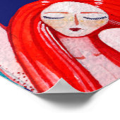 Poster Aquarelle motif mer (Coin)