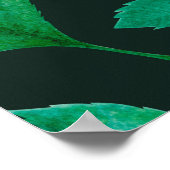 Poster Aquarelle motif sans couture avec peint à la main  (Coin)