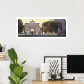 Poster Aquarelle "Napoléon's Carousel" Paris (Bureau à domicile)