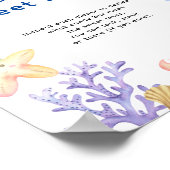 Poster Aquarelle nautique - Devinez le doux désordre (Coin)