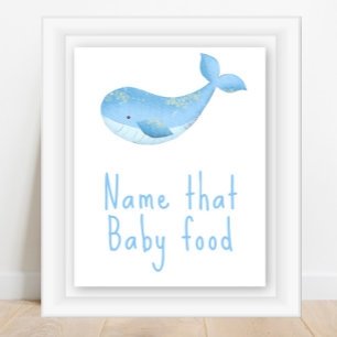 Poster Aquarelle nautique - Nommez cette nourriture pour