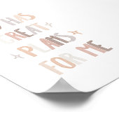 Poster Aquarelle Neutre Dieu a de grands plans pour moi (Coin)