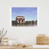 Poster Aquarelle numérique San Francisco Palace (Cuisine)