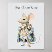 Poster Aquarelle Nutcracker Ballet Souris King (Devant)