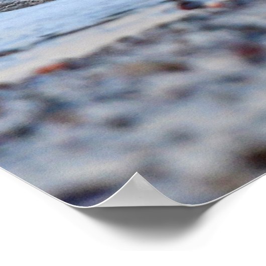 Poster Aquarelle Ocean Splash (Coin)