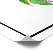 Poster Aquarelle Oiseaux de Bruant sur Dogwood Art (Coin)