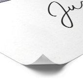 Poster Aquarelle Open Livre avec Fleurs Floral Aesthétiqu (Coin)