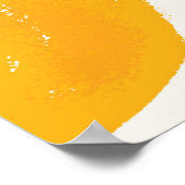 Poster Aquarelle oranges fruit peinture à la main illustr (Coin)