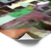 Poster Aquarelle Oranjestad, Aruba (Coin)