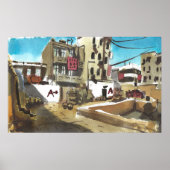 Poster Aquarelle originale de Dust 2 CSGO (Devant)