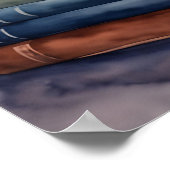 Poster Aquarelle paisible Lecture Nook Art (Coin)