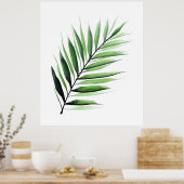 Poster Aquarelle Palm (Cuisine)