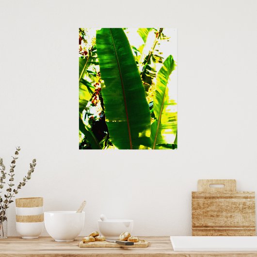 Poster Aquarelle Palm (Cuisine)