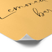 Poster Aquarelle palmiers tropicaux - bar à limonade (Coin)