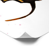 Poster Aquarelle Papillon Motif sans couture (Coin)