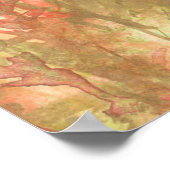 Poster Aquarelle Pays Forêt Paysage Art (Coin)