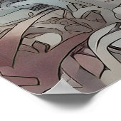 Poster Aquarelle Paysager (Coin)