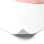 Poster Aquarelle Peint Lapin Whimsical Lapin Mignonne (Coin)