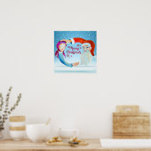 Poster Aquarelle peinte à la main (Cuisine)