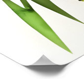 Poster Aquarelle Peinture De Bambou (Coin)