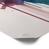 Poster Aquarelle Peinture de cheval (Coin)