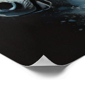 Poster Aquarelle Peinture de cheval (Coin)