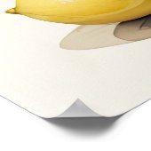 Poster Aquarelle Peinture de citron dans le point II (Coin)