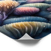 Poster Aquarelle Peinture de Coral Reef II (Coin)