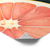 Poster Aquarelle Peinture de fruits secs IV (Coin)