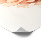 Poster Aquarelle Peinture de Gardenia en Pot (Coin)