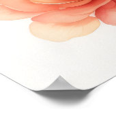 Poster Aquarelle Peinture de Gardenia en Pot III (Coin)