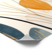 Poster Aquarelle peinture de pavot rouge (Coin)