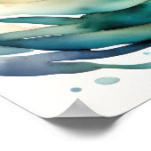 Poster Aquarelle Peinture de poisson (Coin)